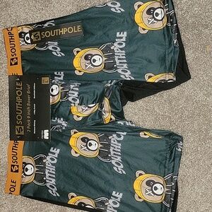 2 Pack South Pole 9in Boxer Briefs